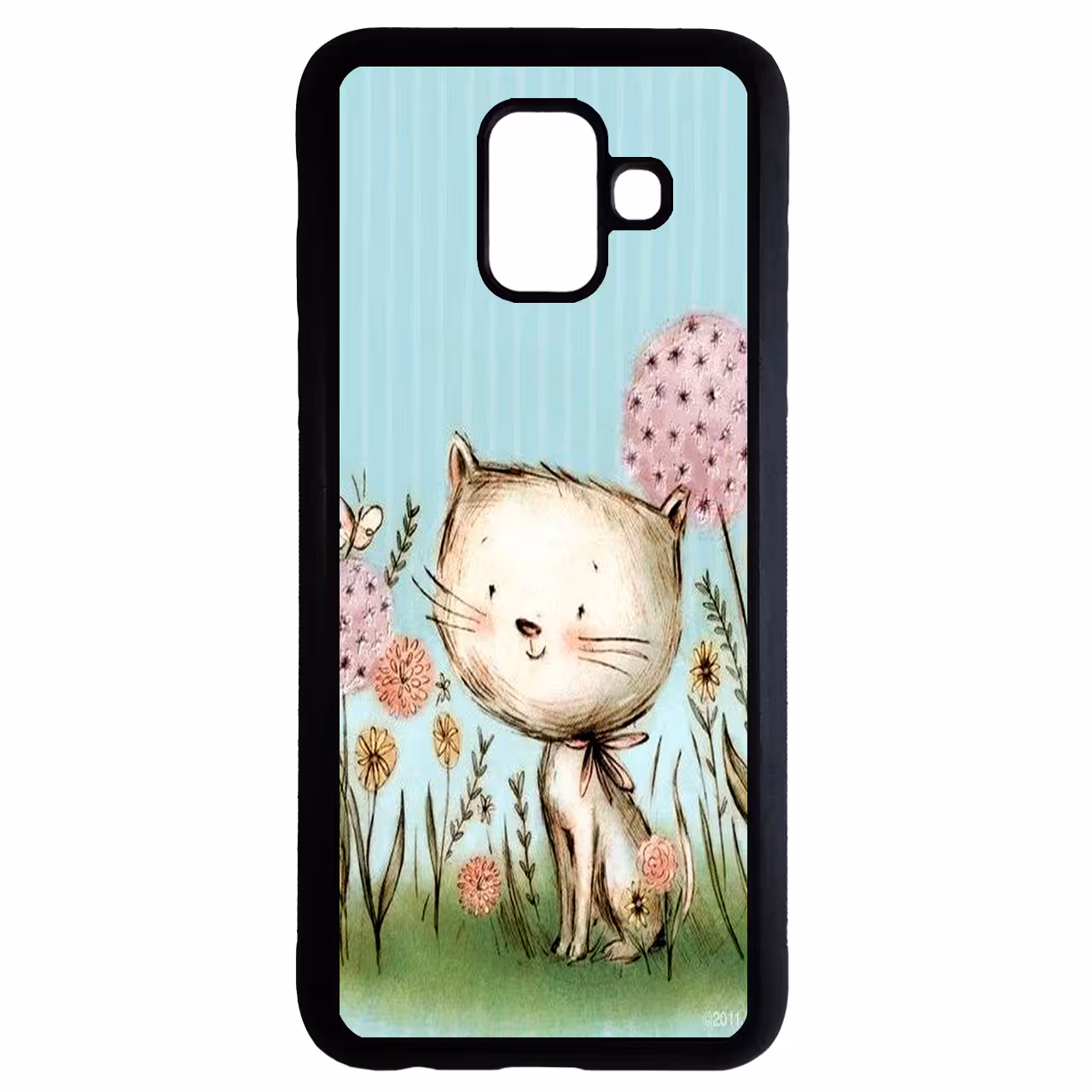 کاور طرح گربه کد 1105408684 مناسب برای گوشی موبایل سامسونگ galaxy j6 2018