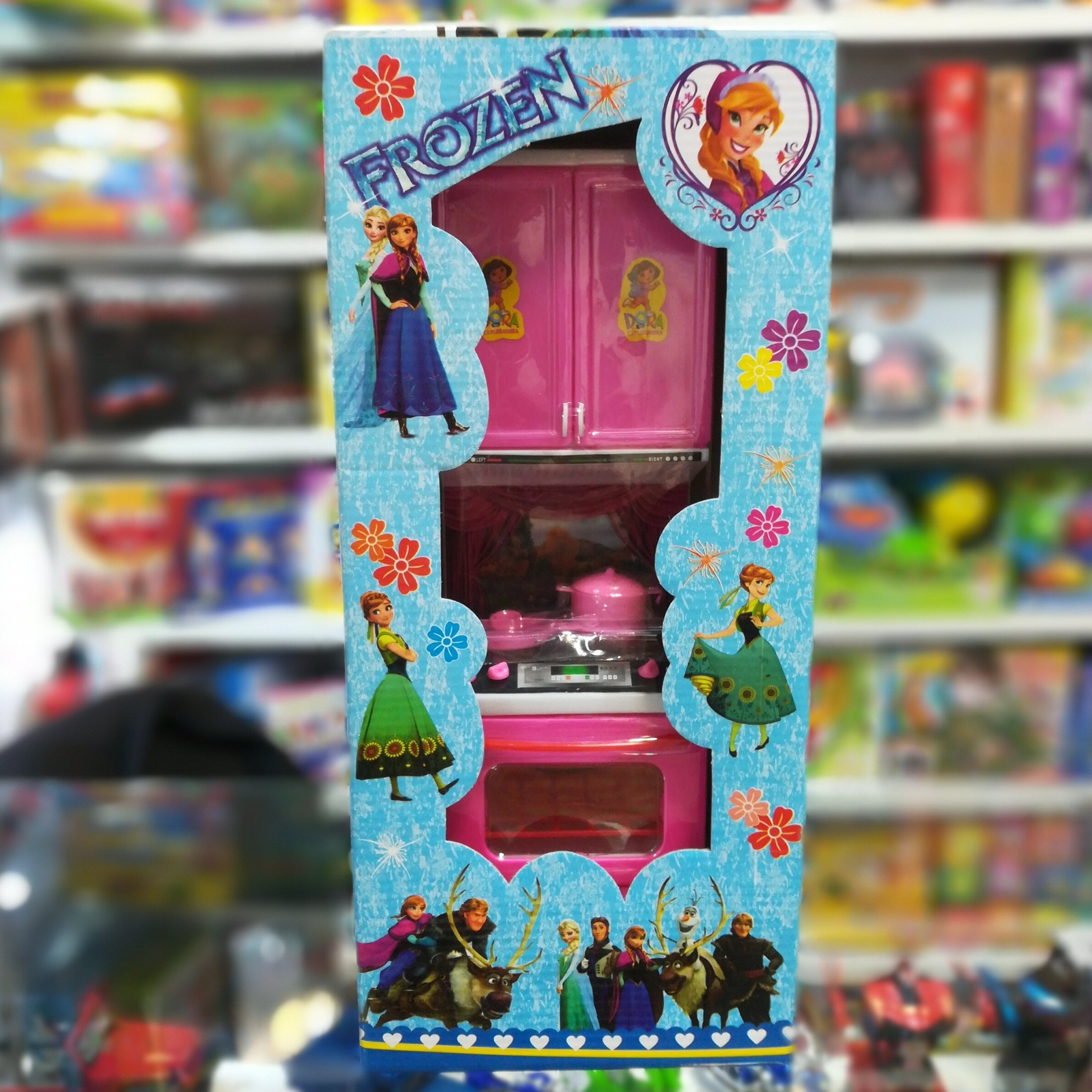 اسباب بازی ست آشپزخانه مدل اجاق گاز و فر طرح فروزن