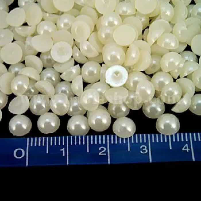 نگین لپه ای کرم بسته ای