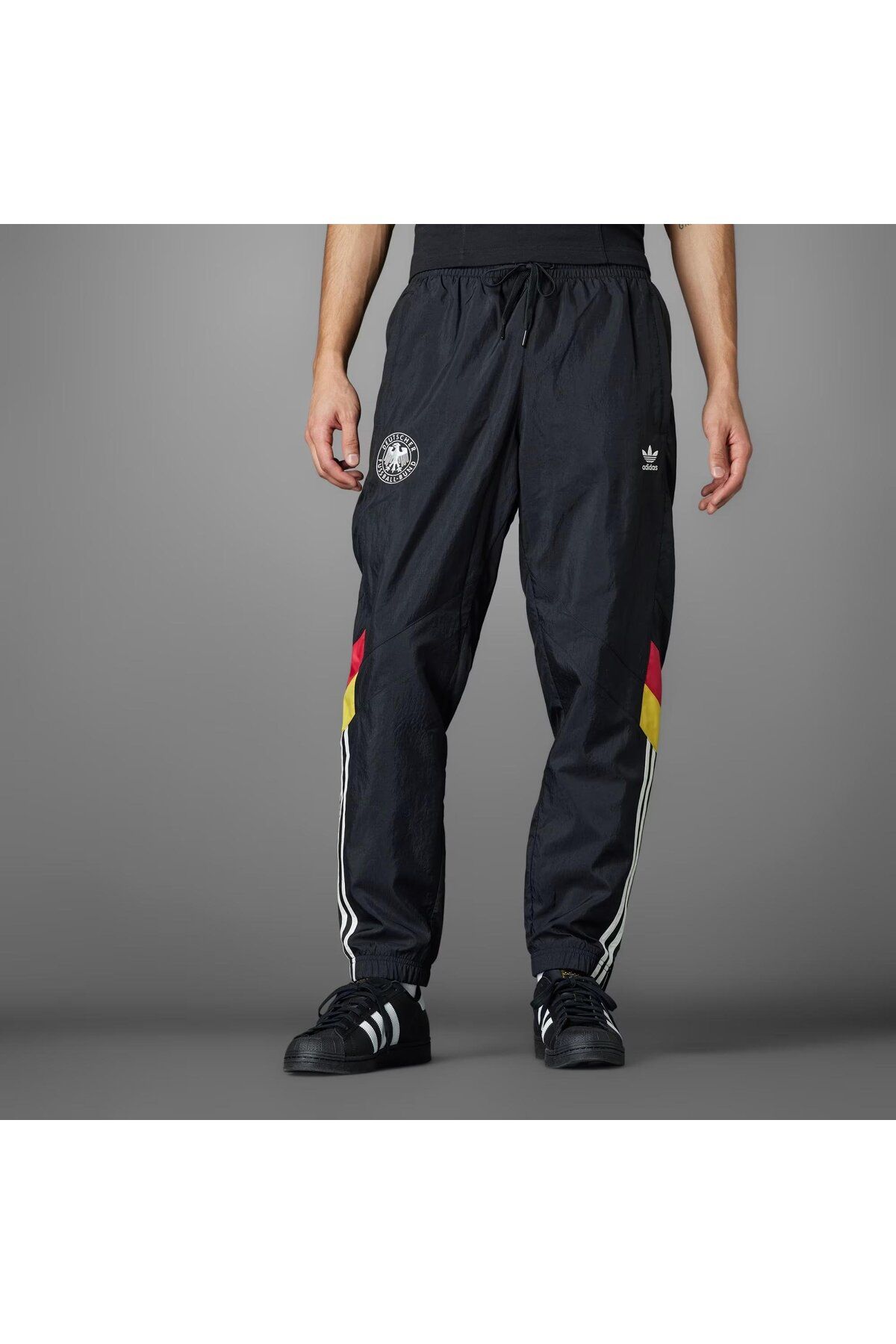 شلوار گرمکن ورزشی مشکی مردانه آلمان MALE SIX اورجینال adidas