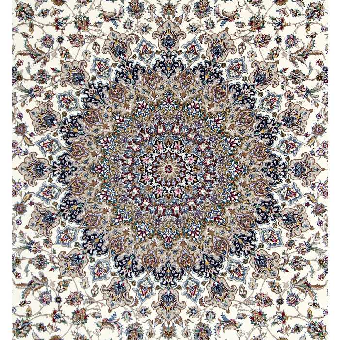 فرش ماشینی افرند کد afrand_24500 زمینه کرم