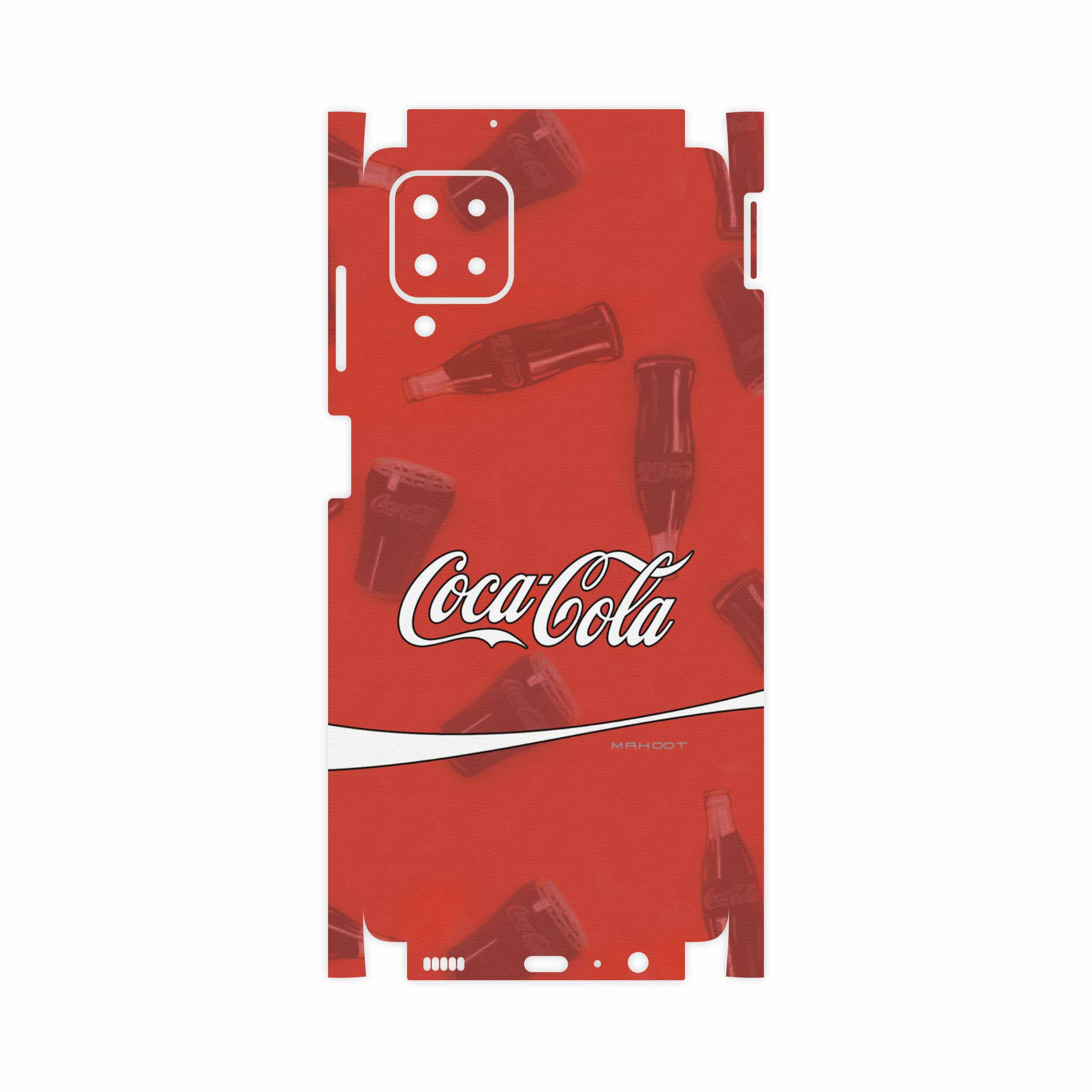 برچسب پوششی ماهوت مدل Coca-Cola-Logo-FullSkin مناسب برای گوشی موبایل سامسونگ Galaxy M12