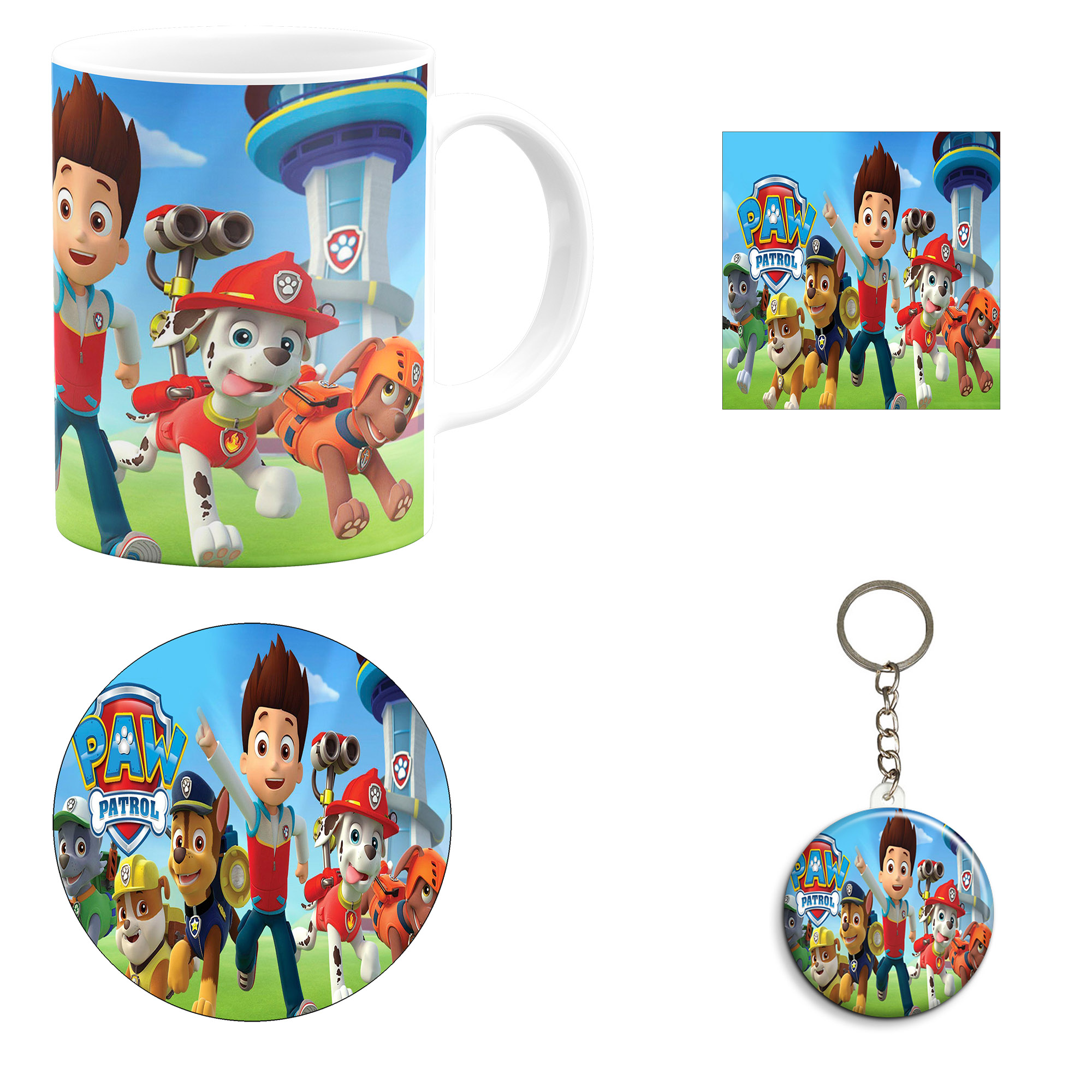 ست هدیه ماگ مدل انیمیشن سگ های نگهبان طرح Paw patrol کد M8