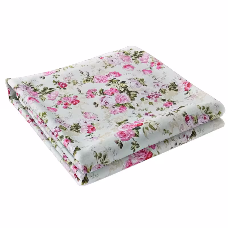 ملحفه مدل روانداز طرح گلدار یک نفره سایز 140×200 سانتی متر 