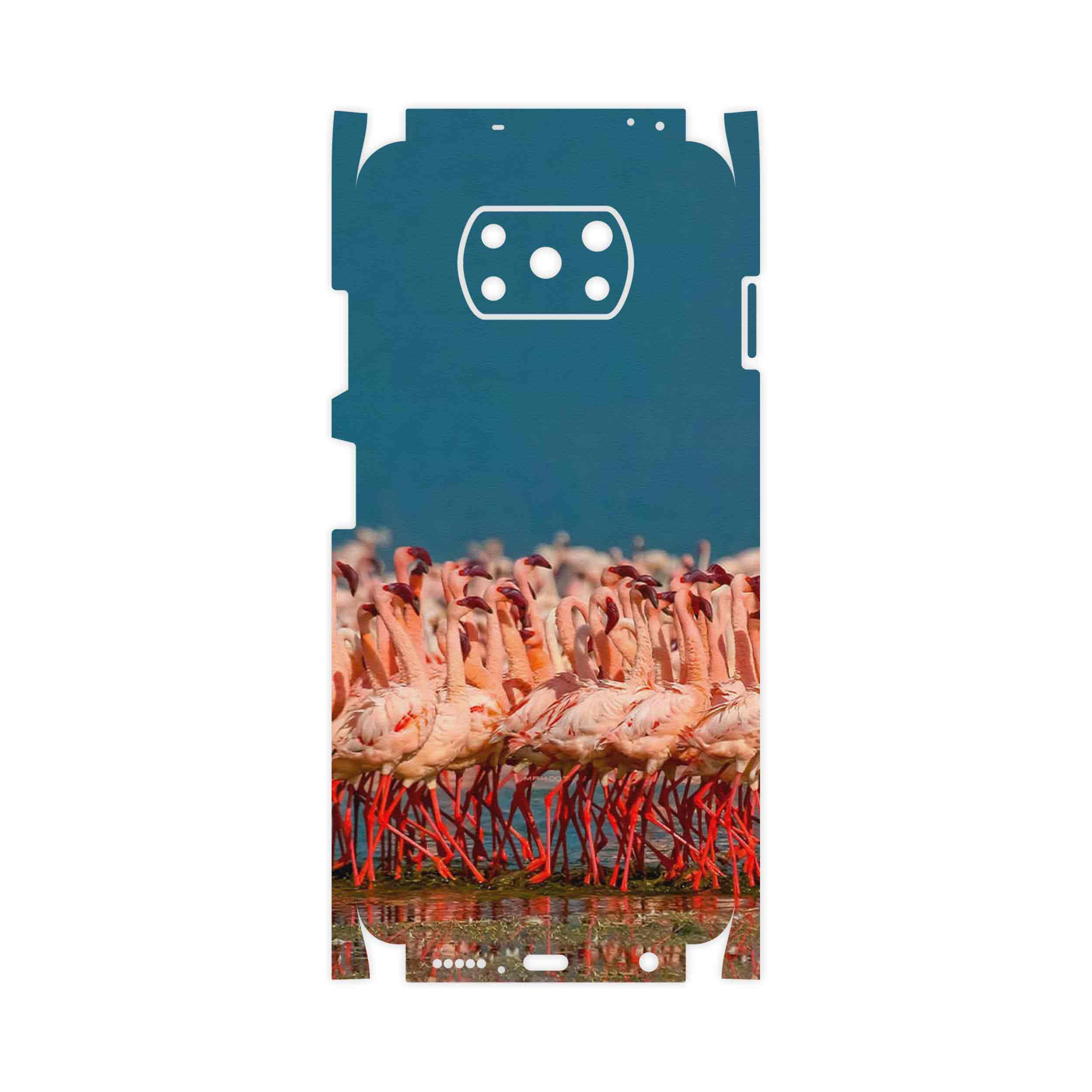 برچسب پوششی ماهوت مدل Flamingo-FullSkin مناسب برای گوشی موبایل شیائومی Poco X3 NFC