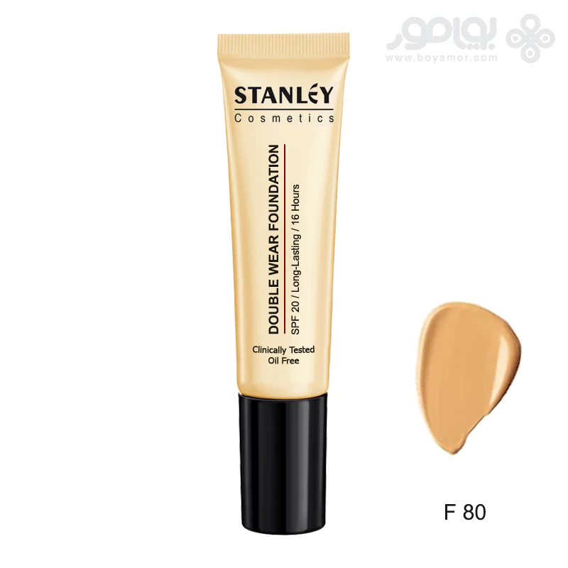 کرم پودر استنلی مدل DOUBLE WEAR شماره F80 حجم 35 میل