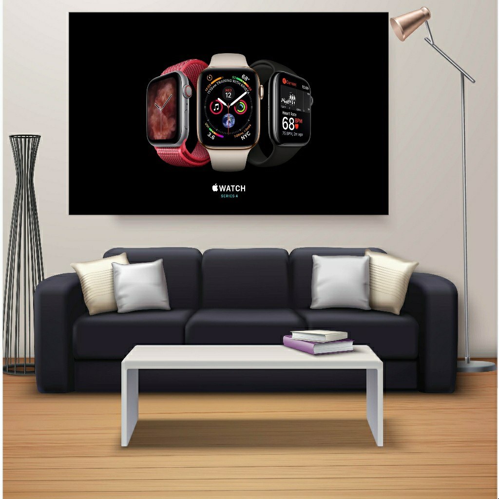 پوستر پارچه ای طرح  اپل واچ مدل 132