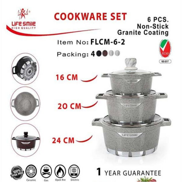 سرویس قابلمه لایف اسمایل مدل FLCM-6-2