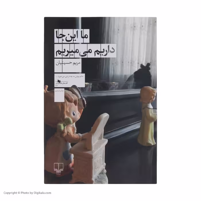 کتاب ما این جا داریم می میریم اثر مریم حسینیان نشر چشمه
