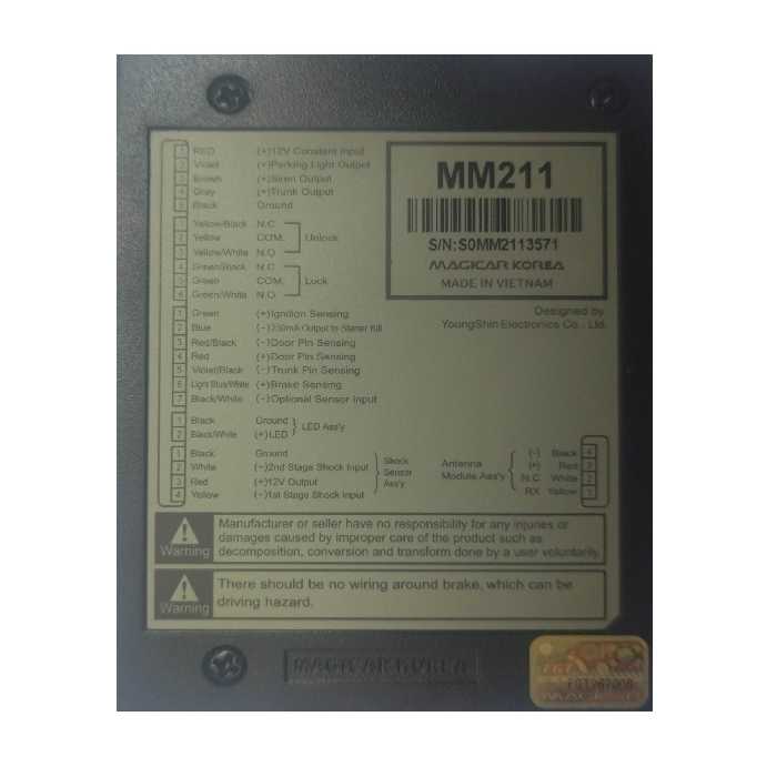 دزدگیر خودرو ماجیکار مدل 668