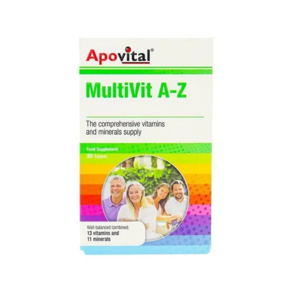 قرص مولتی ویت A تا Z آپوویتال 30 عددی