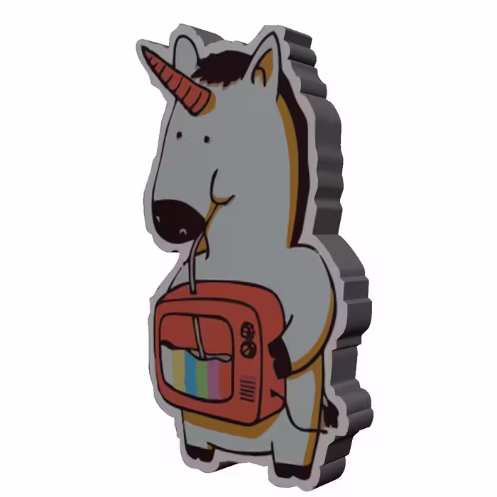 استیکر اسب تک شاخ مدل Unicorn 11