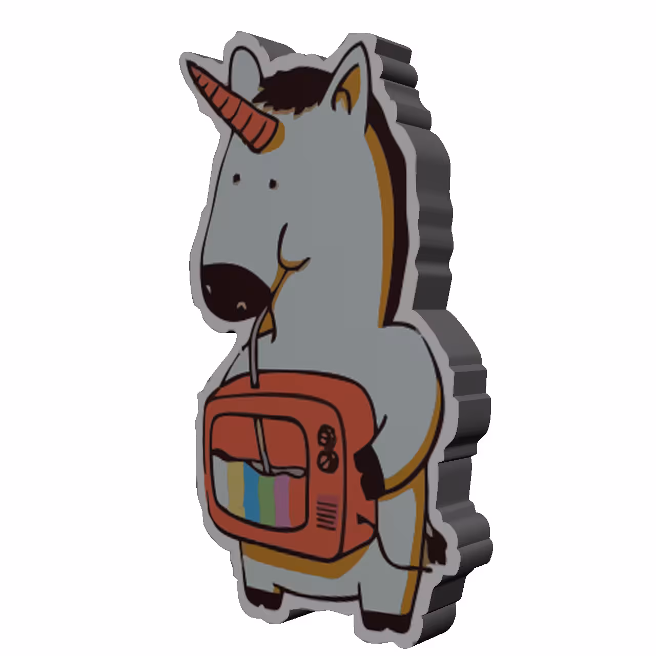 استیکر اسب تک شاخ مدل Unicorn 11