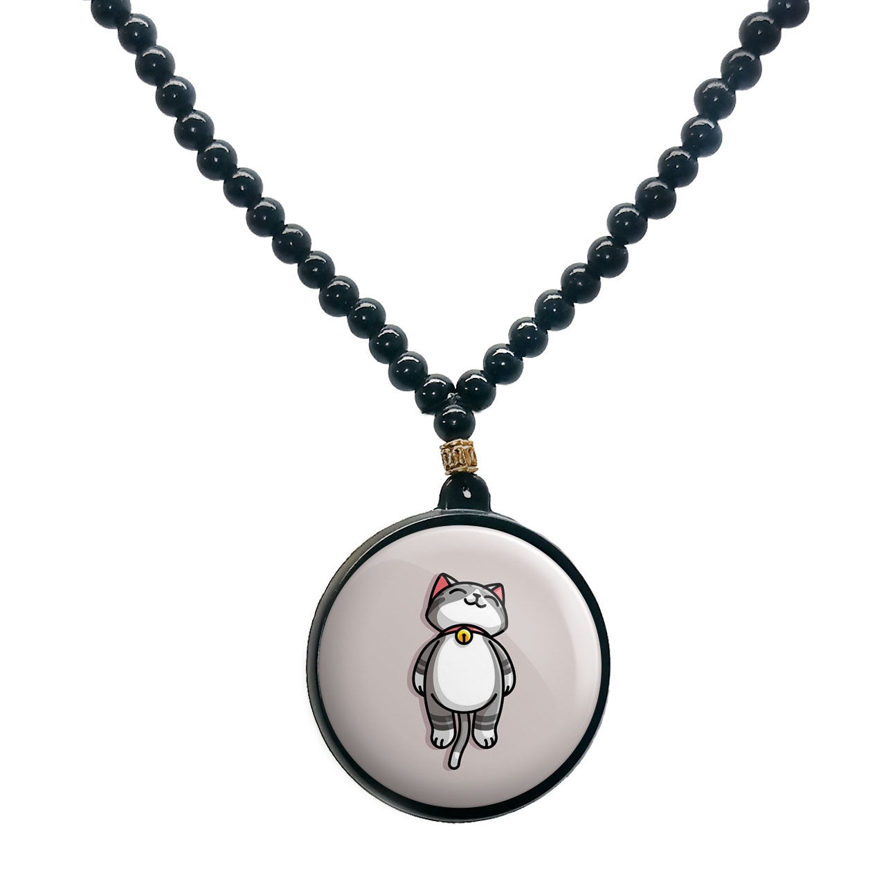 گردنبند پرمانه طرح حیوانات کیوت کد pmd.21411مدل دو طرفه