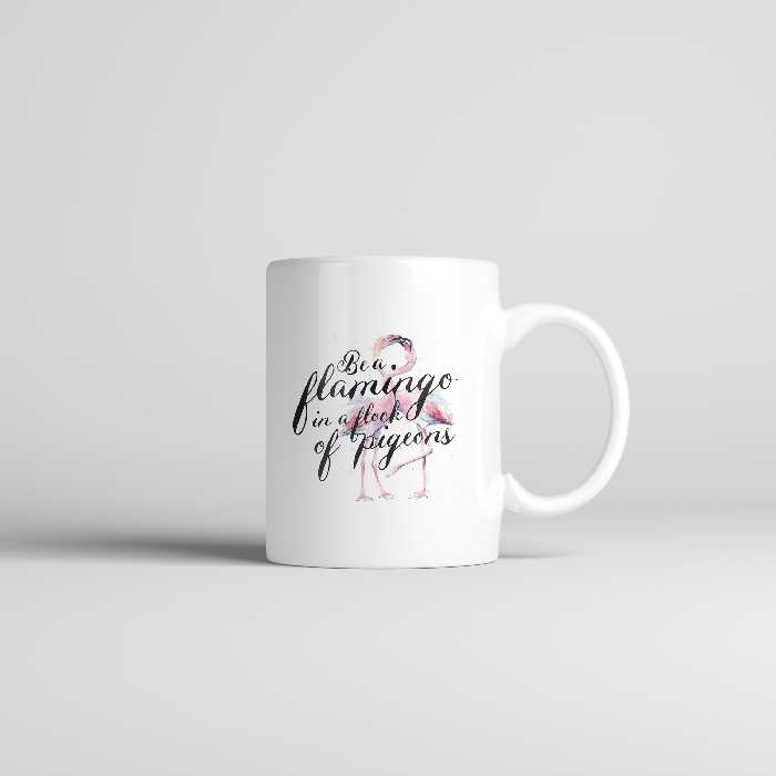 ماگ طرح اسم نیکی مدل فلامینگو کد 330