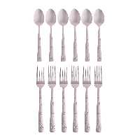 ست قاشق و چنگال 12 پارچه کد 34575