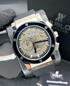 ساعت مچی مردانه هابلوت بند رابر درجه یک Hublot