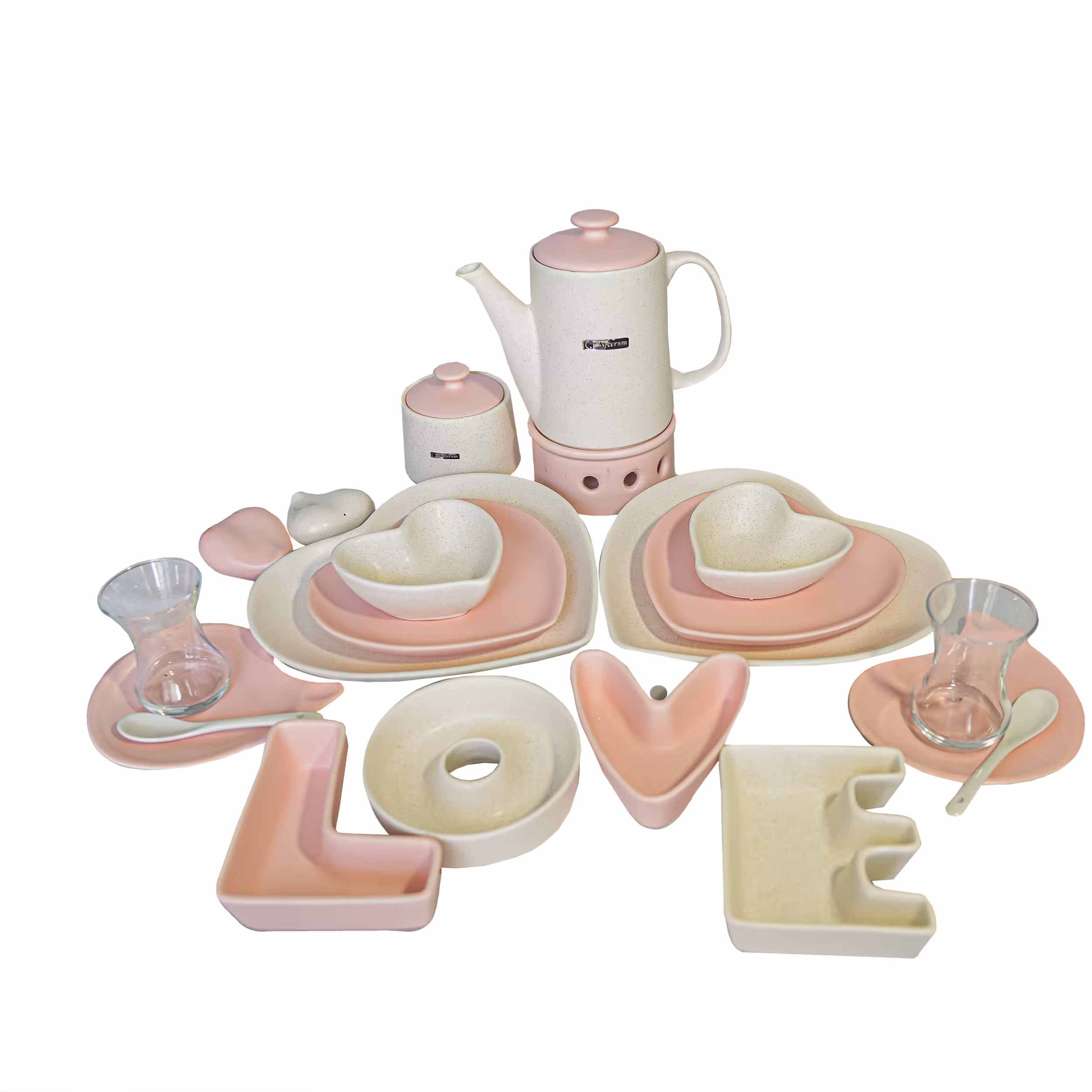 سرویس صبحانه خوری 23 پارچه آی سرام مدل پیزا 2023