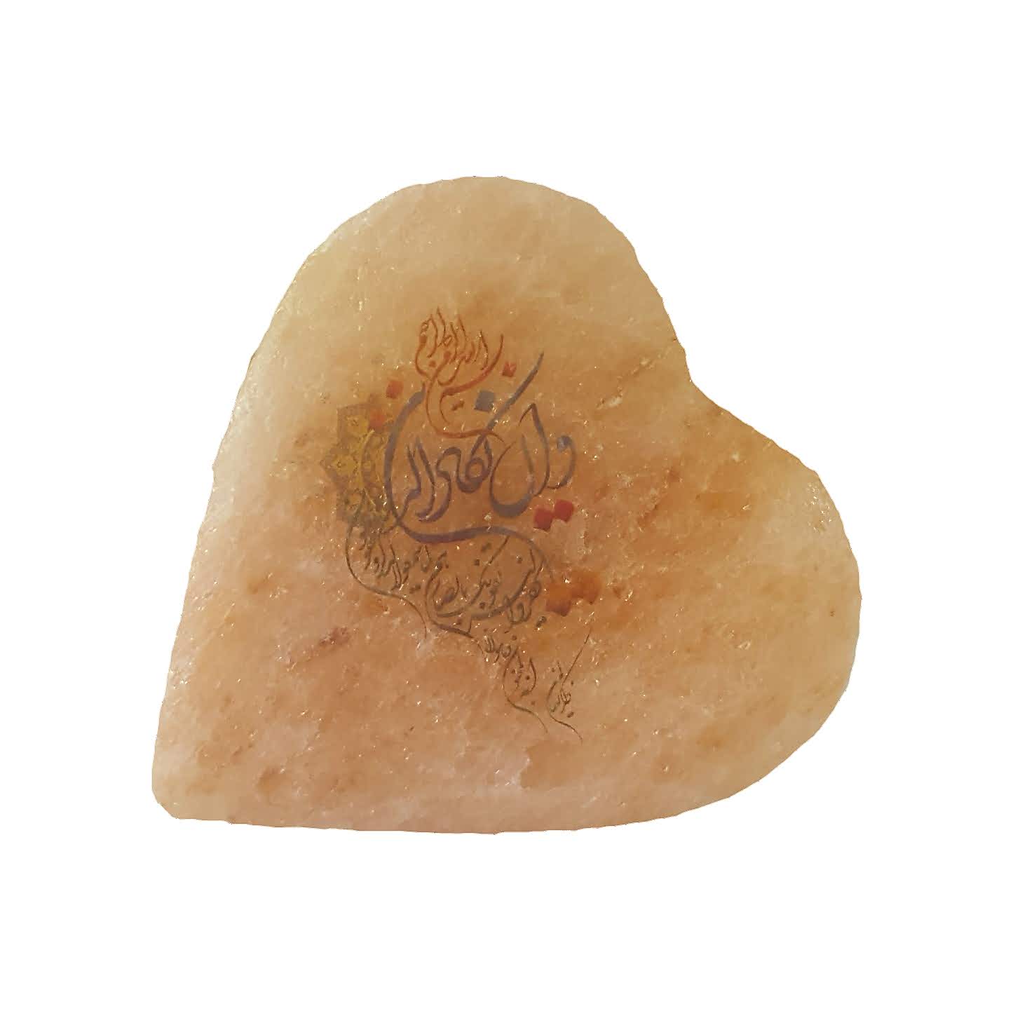 دکوری سنگ نمک طرح قلب کد BEN10