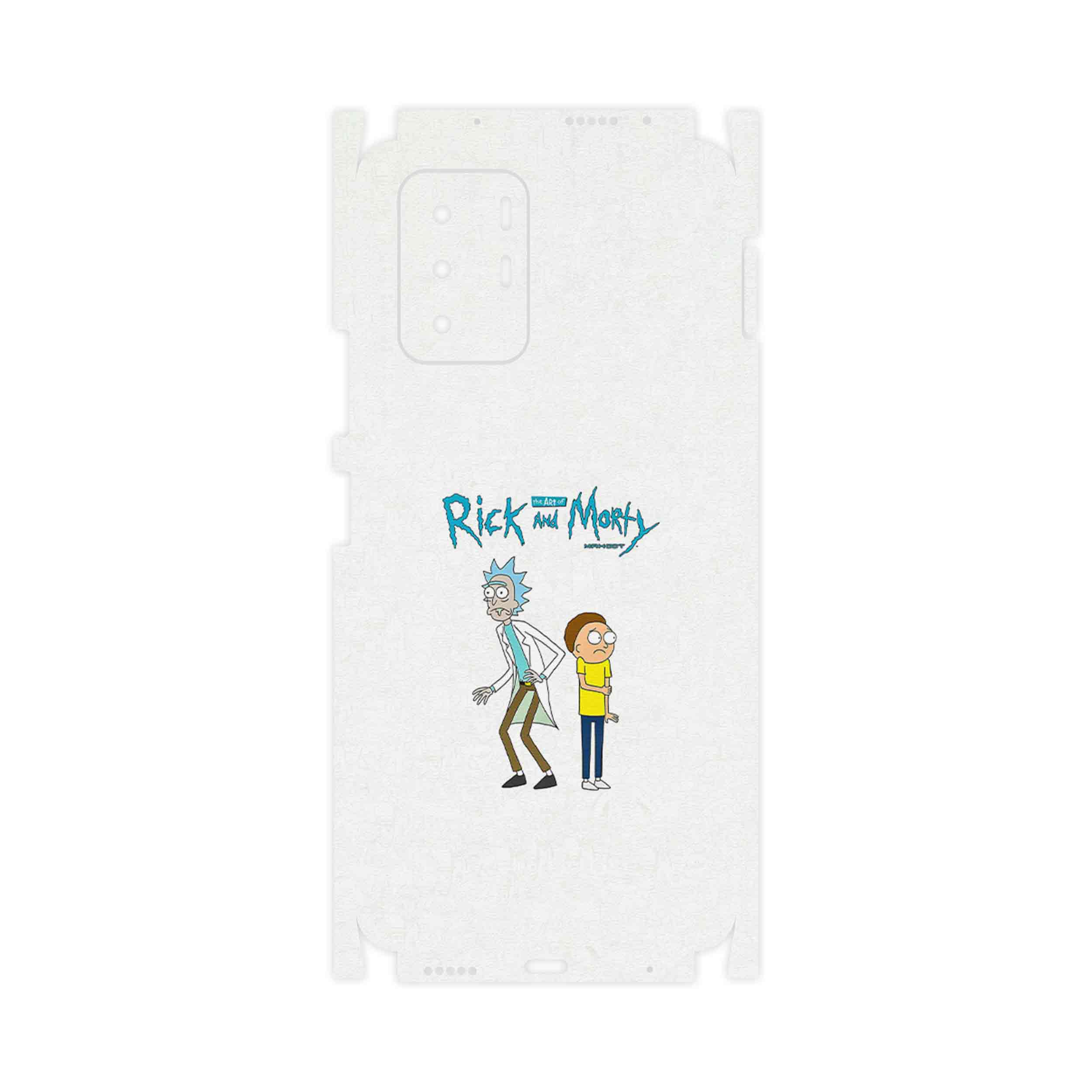 برچسب پوششی ماهوت مدل Rick and Morty-FullSkin مناسب برای گوشی موبایل شیائومی Redmi Note 10 Pro (China)