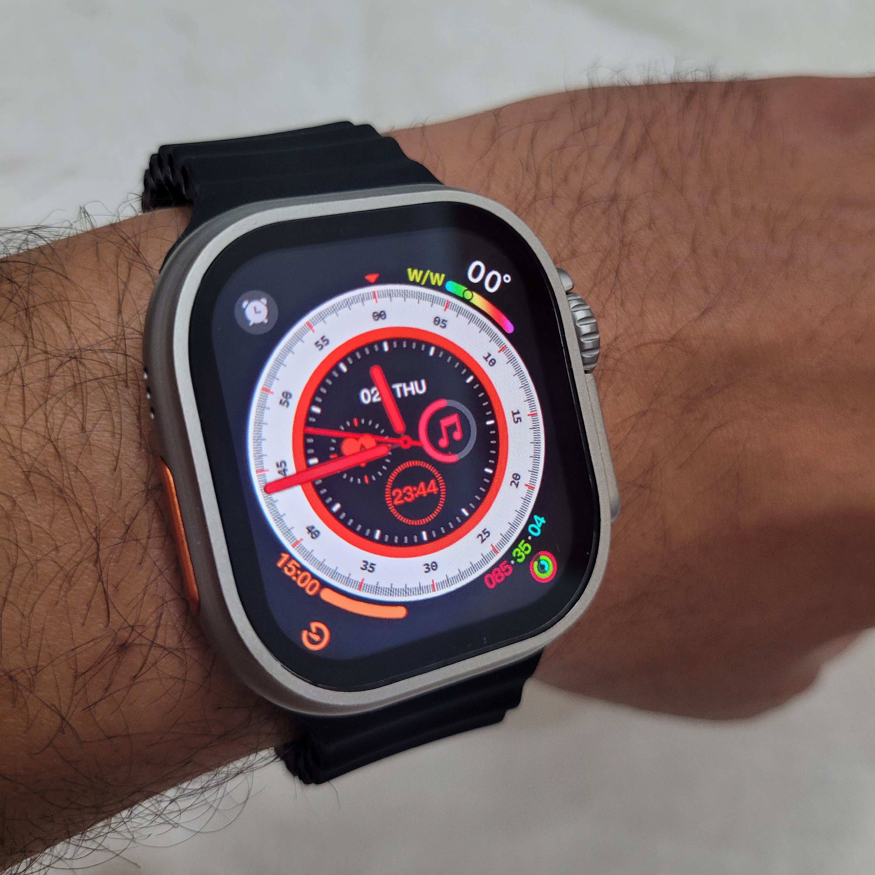 جدیدترین های کپی اپل واچ همراه با نمایش لوگوی اپل Mt8 ultra