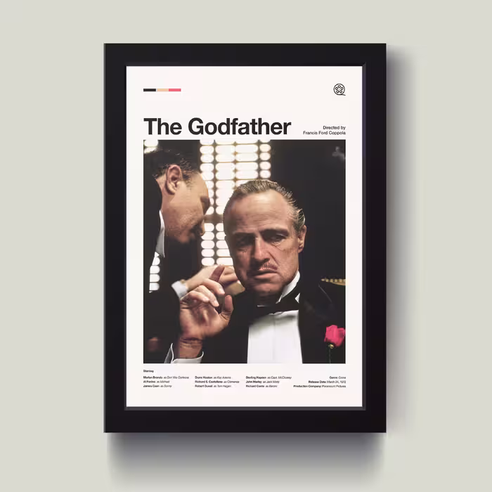 تابلو مدل The Godfather کد m2671-b