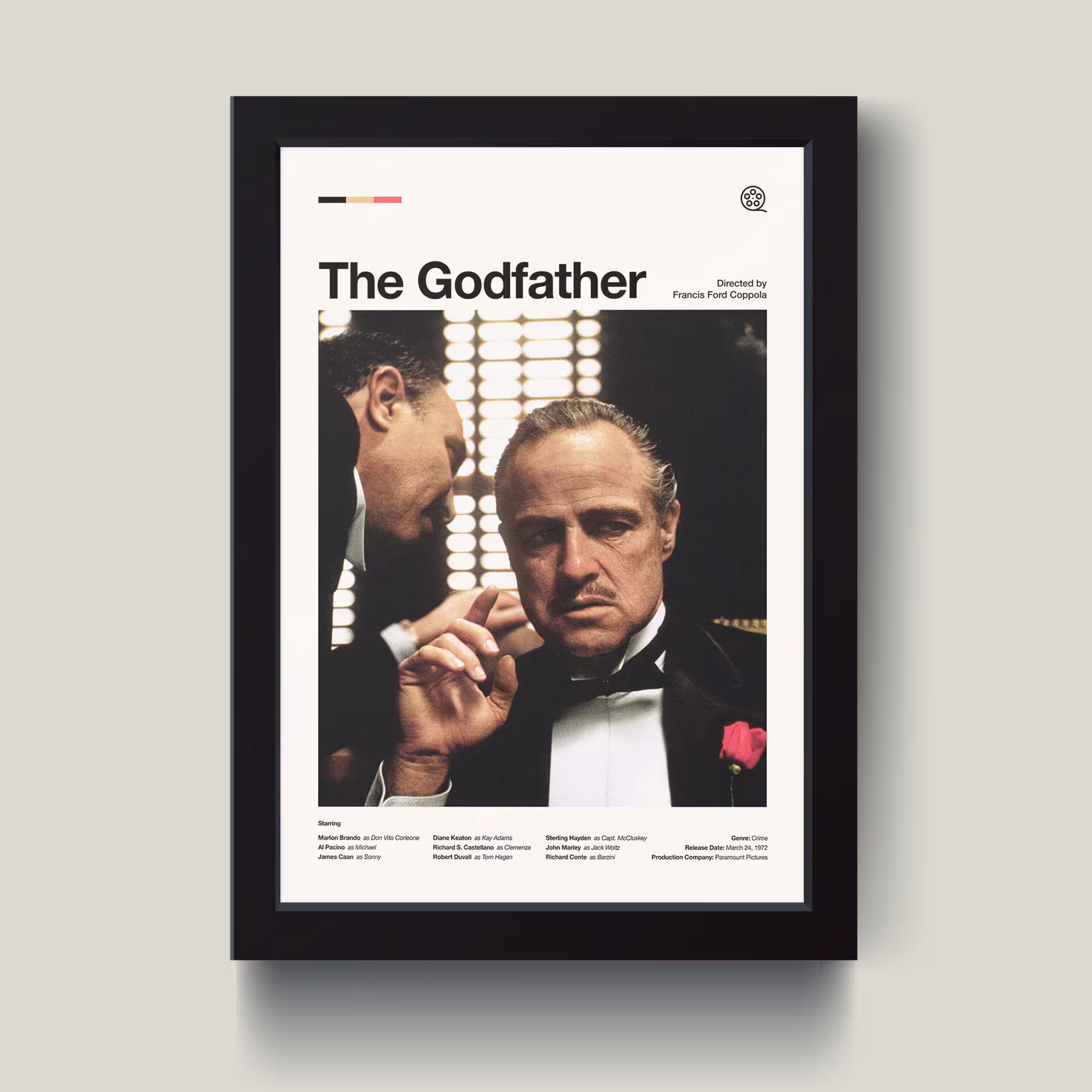 تابلو مدل The Godfather کد m2671-b