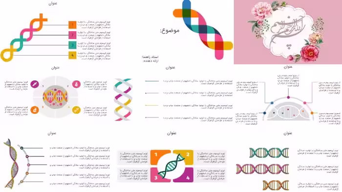 قالب پاورپوینت ژنتیک
