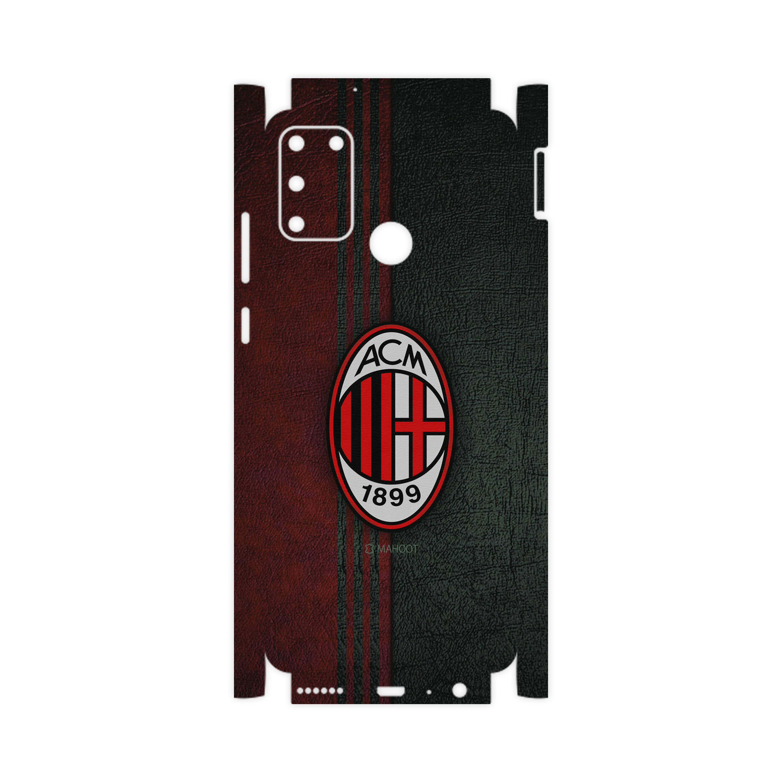 برچسب پوششی ماهوت مدل AC-Milan-FC-FullSkin مناسب برای گوشی موبایل آنر 9A