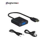 تبدیل تصویر HDMI به VGA پی نت به طول 30 سانت به همراه کابل صدا