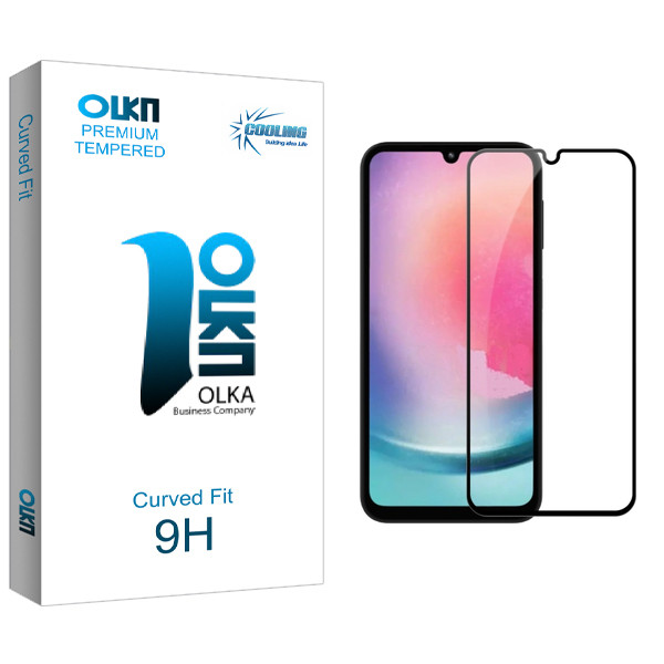محافظ صفحه نمایش شیشه ای کولینگ مدل Olka مناسب برای گوشی موبایل سامسونگ Galaxy A24 | کالا برتری