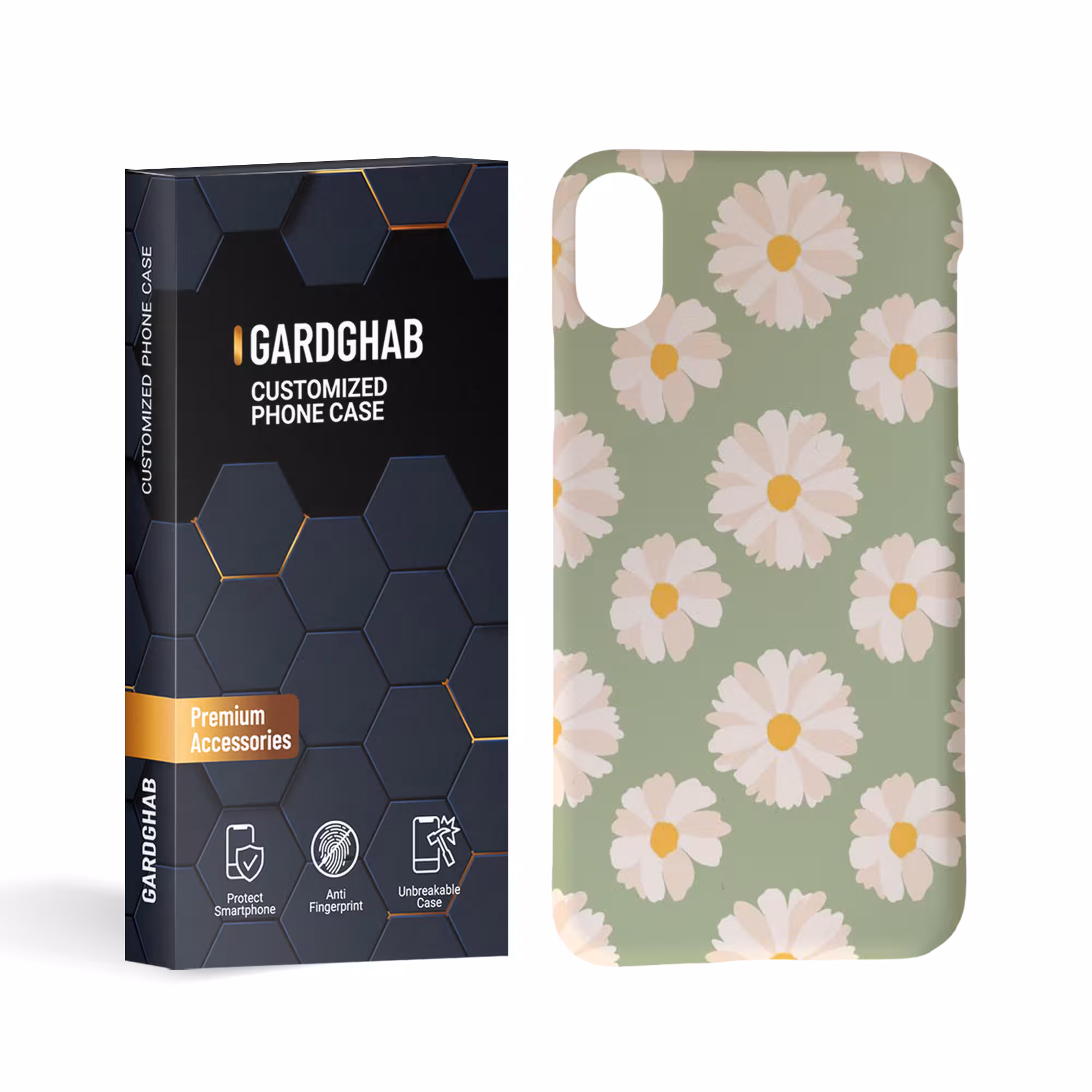 کاور گارد قاب مدل گل مناسب برای گوشی موبایل اپل iphone x xs
