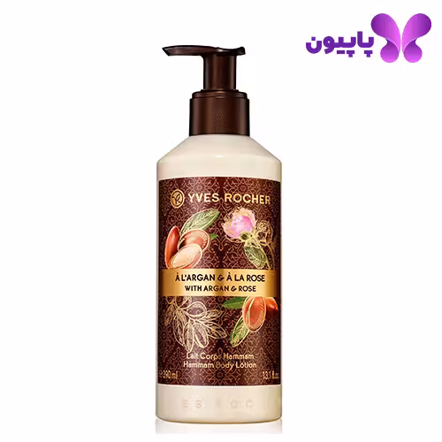 لوسیون بدن روغن آرگان و گل رز ایوروشه