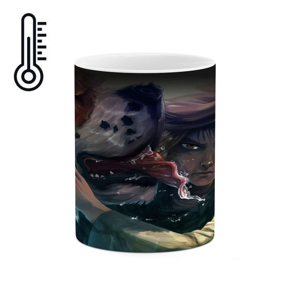 ماگ حرارتی کاکتی طرح نقاشی مدل mgh13950