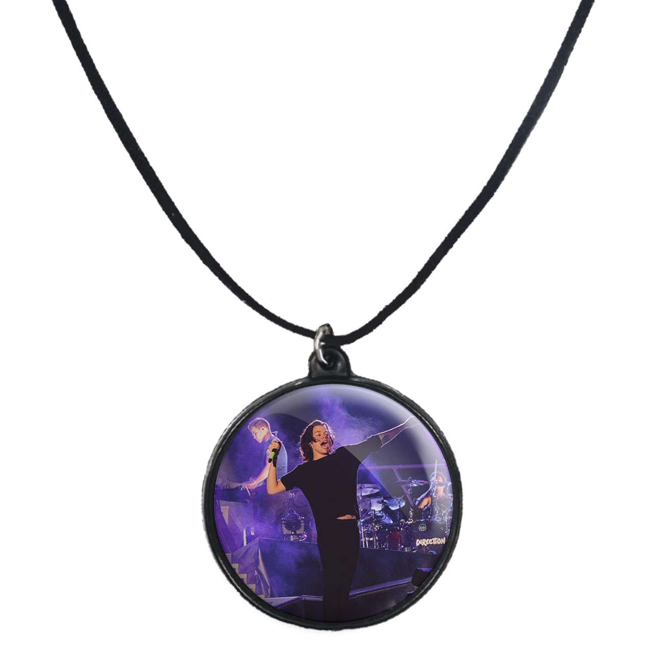 گردنبند پرمانه طرح One Direction کد pmb.13621 مدل دو طرفه