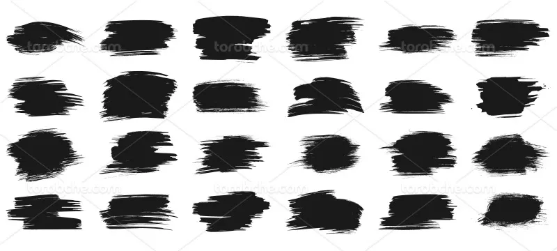 وکتور براش مشکی | گرافیک با طعم تربچه