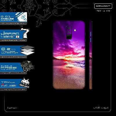 برچسب پوششی ماهوت مدل Sunset-FullSkin مناسب برای گوشی موبایل سامسونگ Galaxy A6 Plus 2018