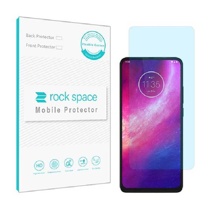 گلس موتورولا Moto One Hyper مدل نانو هیدروژل آنتی بلو برند راک اسپیس کد S
