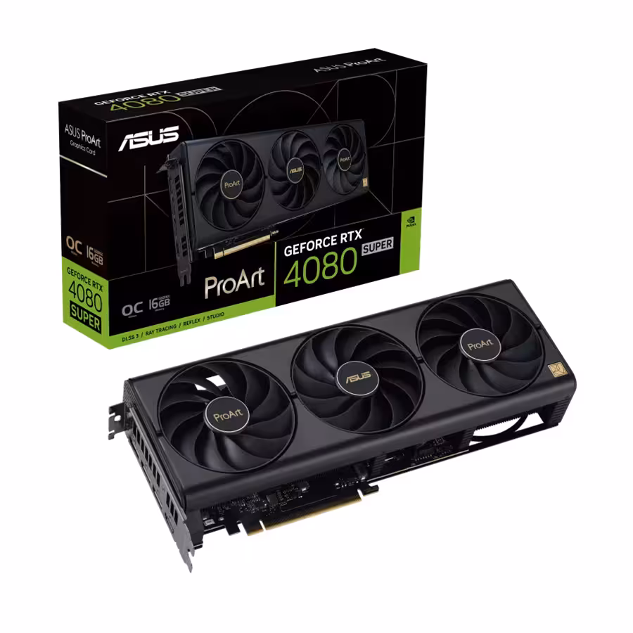 کارت گرافیک ایسوس مدل ProArt GeForce RTX 4080 SUPER 16GB GDDR6X OC Edition
