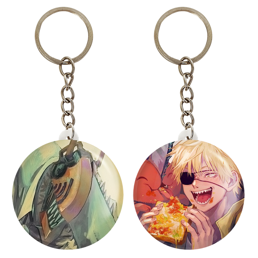 جاکلیدی خندالو مدل دنجی انیمه مرد اره ای کد 1800117998 مجموعه 2 عددی