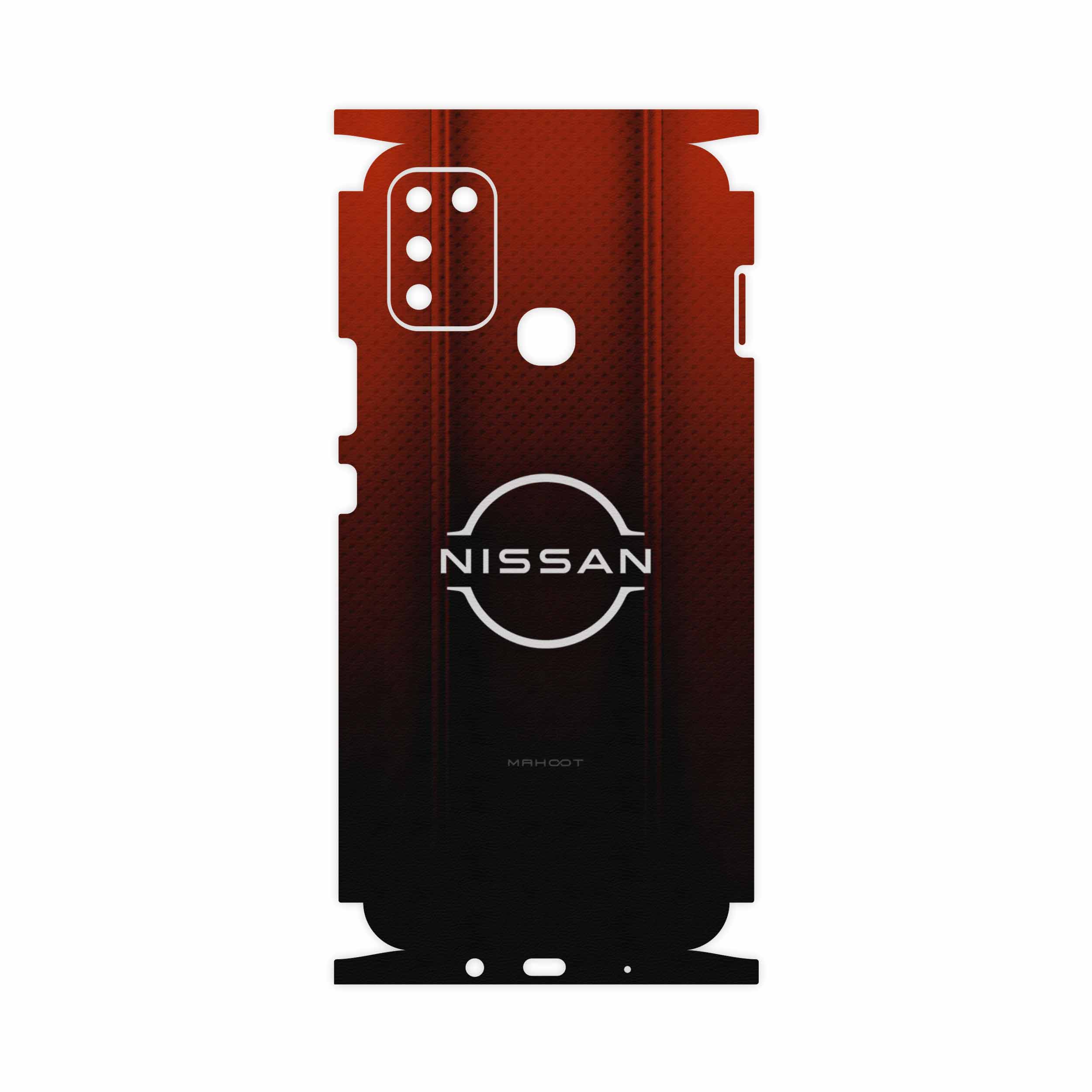 برچسب پوششی ماهوت مدل Nissan-Logo-FullSkin مناسب برای گوشی موبایل اینفینیکس Hot 10 Play