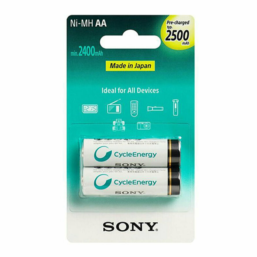 باتری قلمی قابل شارژ سونی NH-AA-B2GN بسته 2 عددی