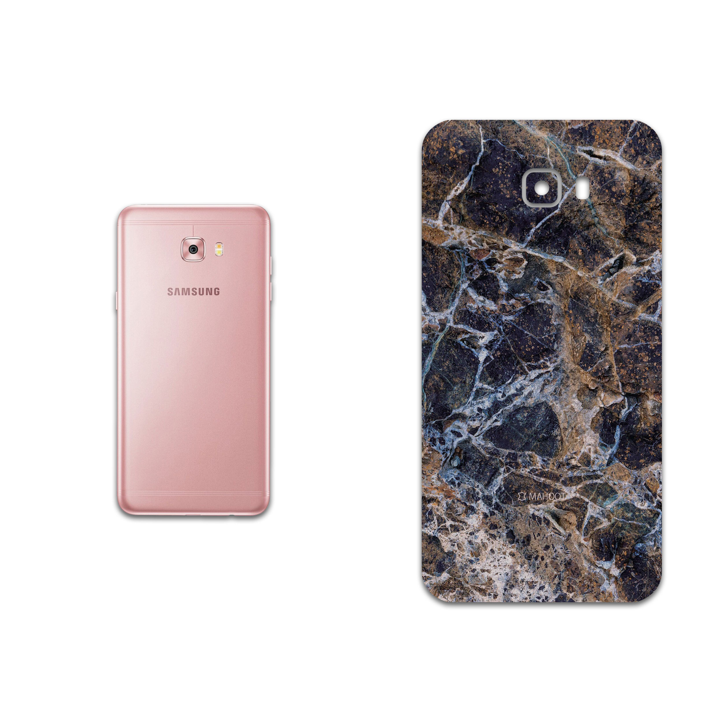 برچسب پوششی ماهوت مدل Earth-White-Marble مناسب برای گوشی موبایل سامسونگ Galaxy C7 Pro