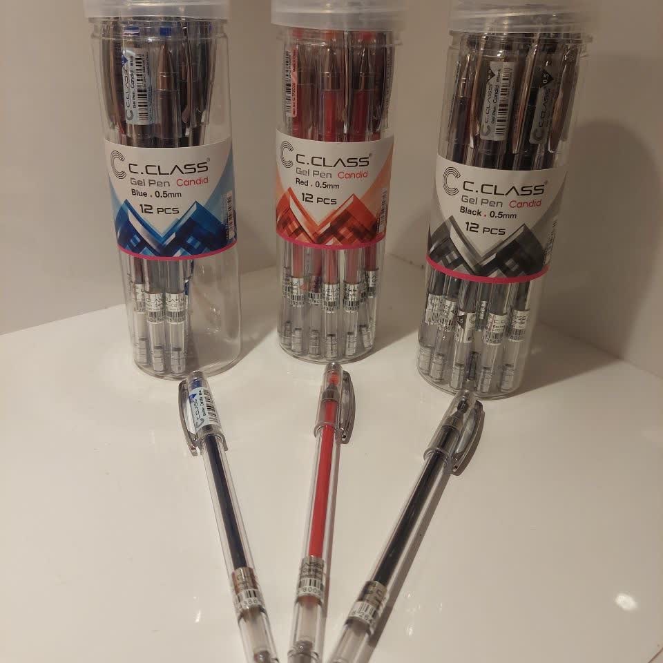 خودکار سی کلاس 0.5 در رنگ های  آبی ، قرمز، مشکی و رنگی