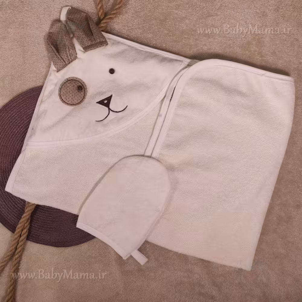حوله تک گلدوزی خرگوش