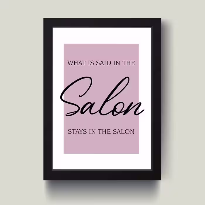 تابلو مدل مینیمال Salon کد S0612-b