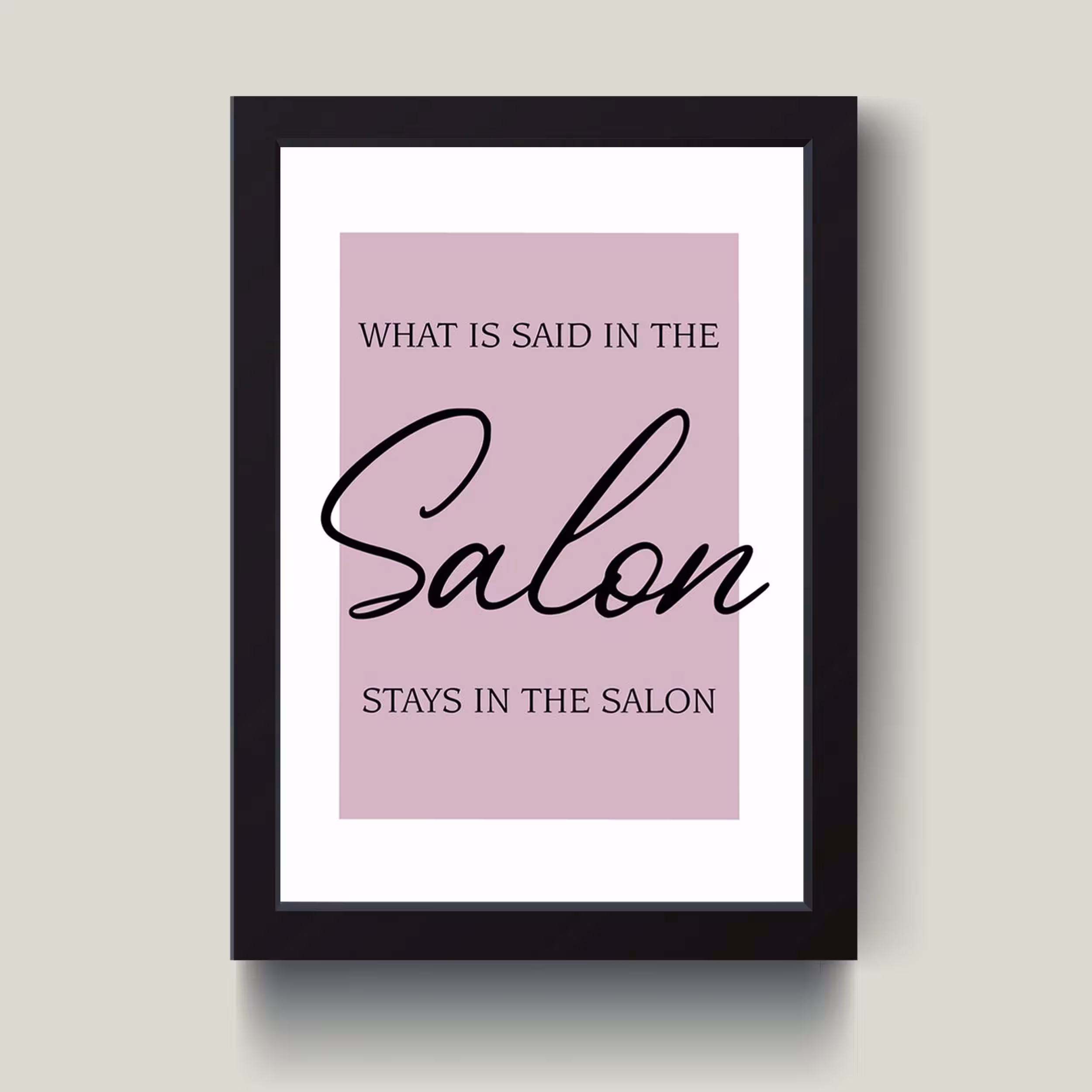 تابلو مدل مینیمال Salon کد S0612-b