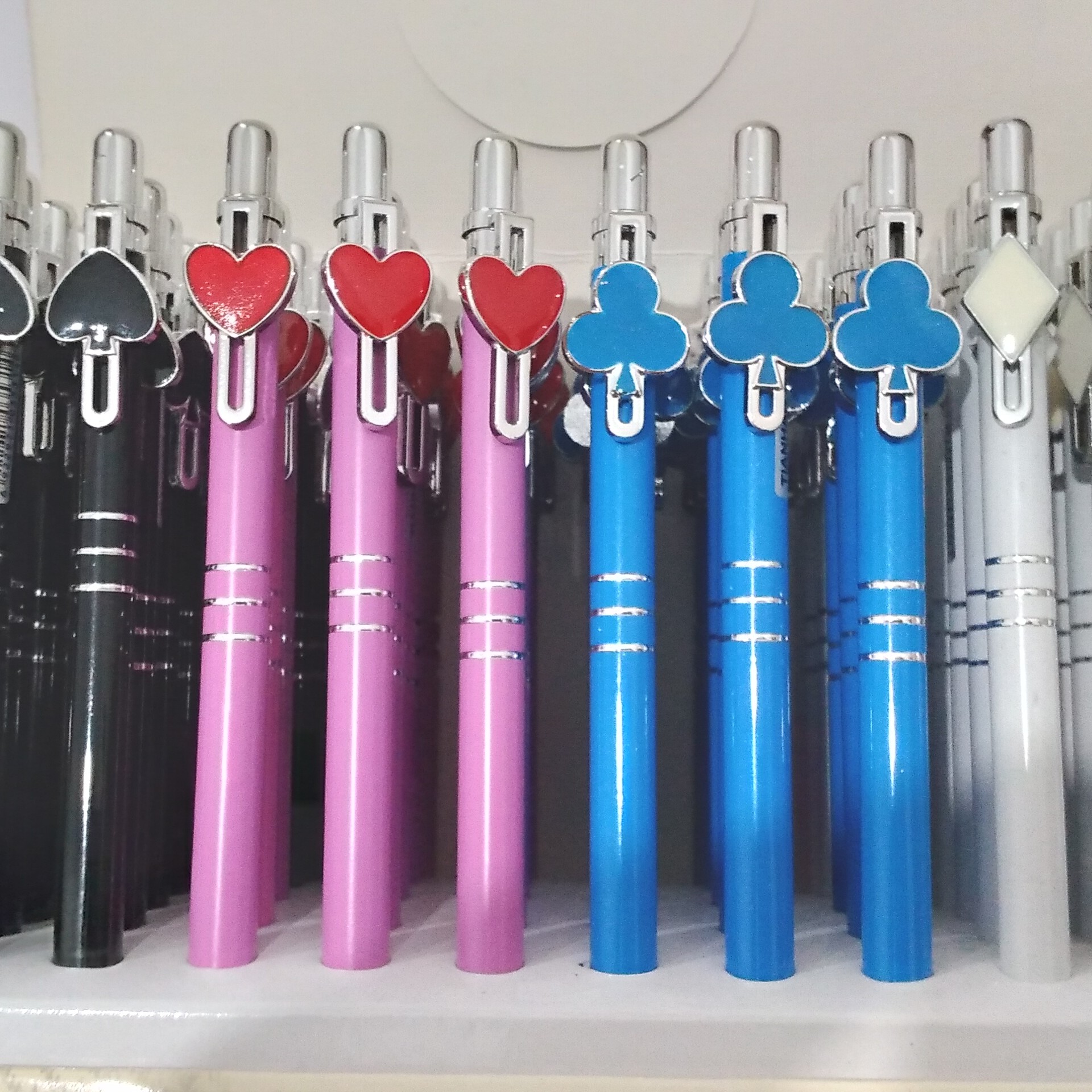 مداد نوکی فانتزی عمده در 4 طرح بسته 6 عددی