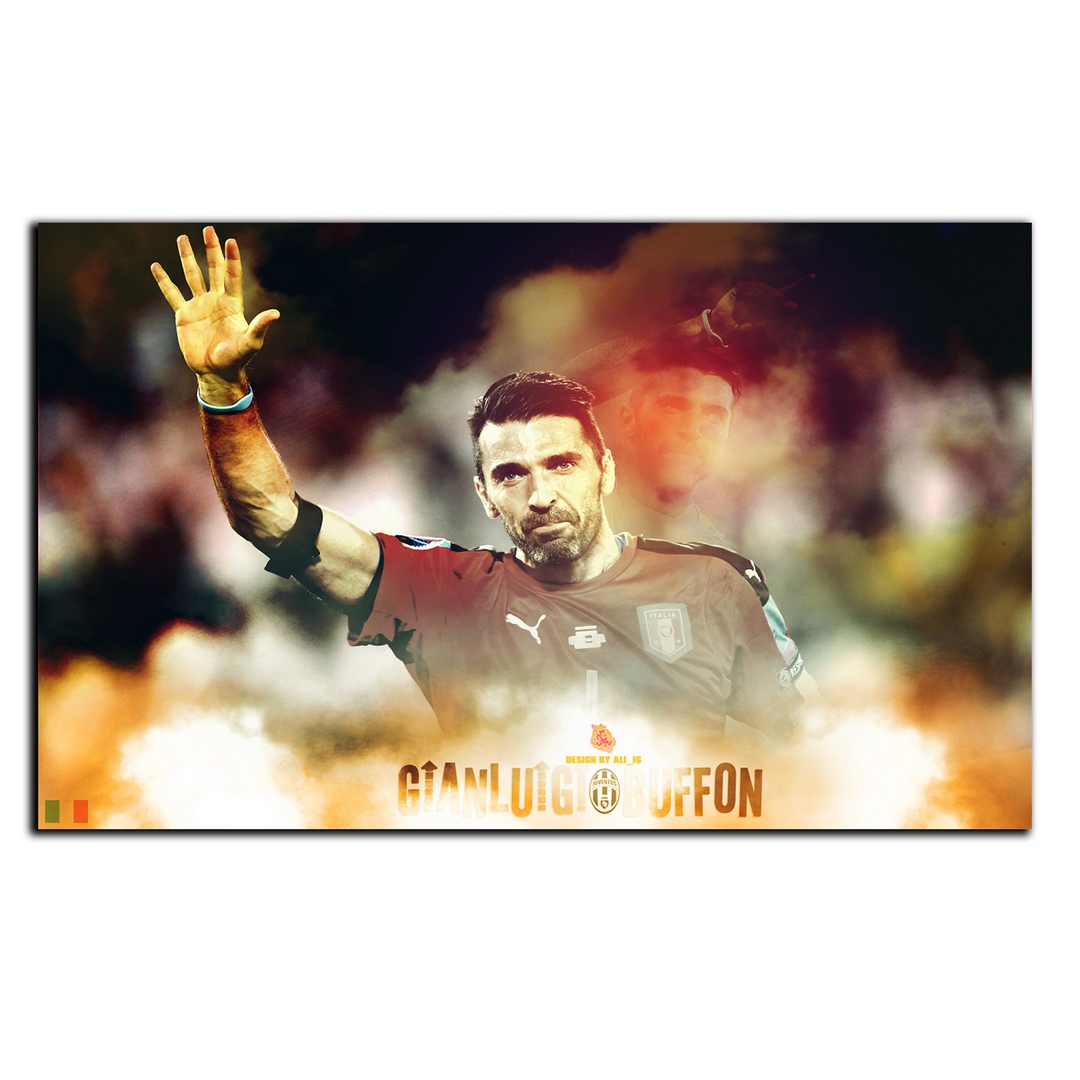 تابلو شاسی بکلیت طرح بازیکن فوتبال جانلوئیجی بوفون تیم ملی ایتالیا مدل SH-S6645
