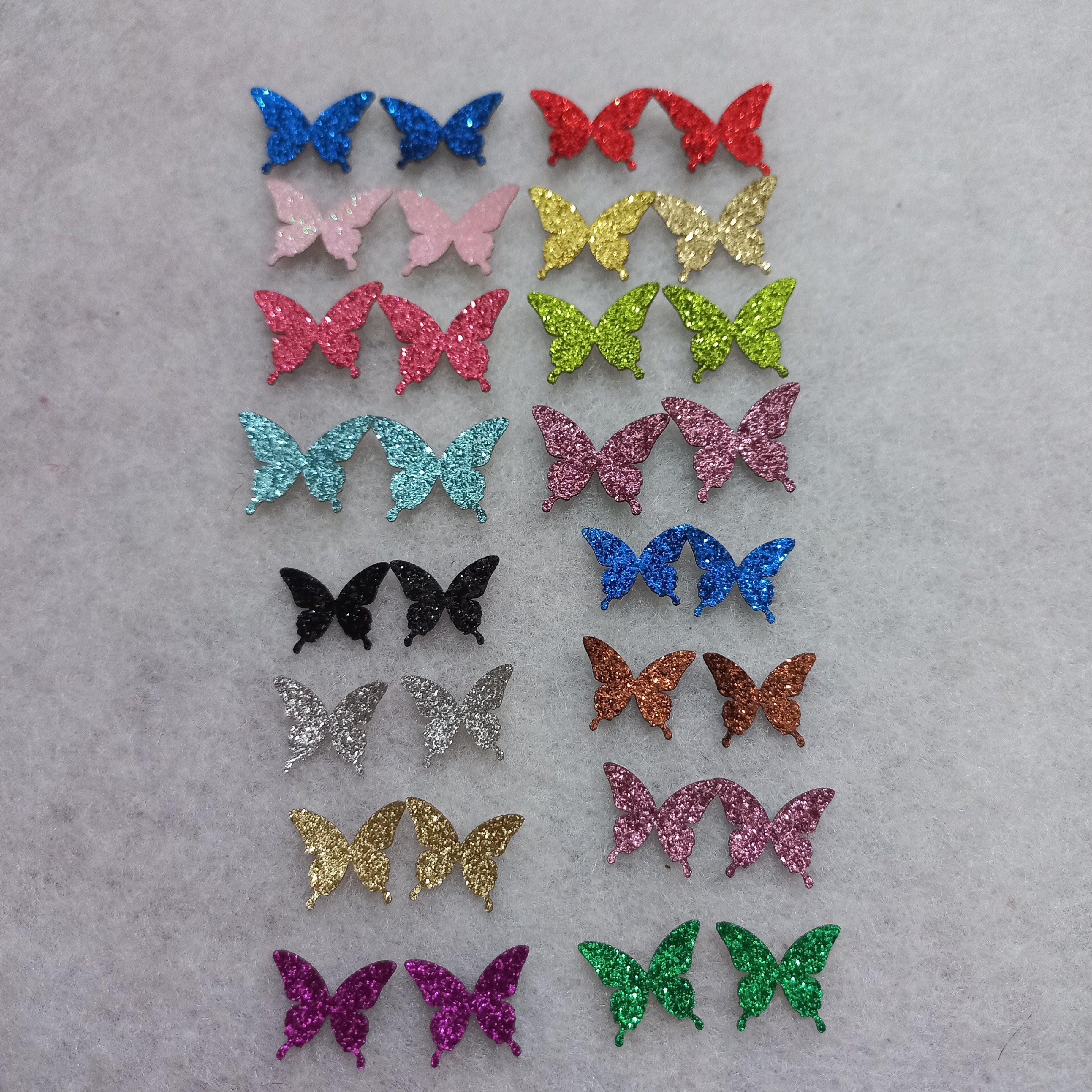 پروانه  چرم اکلیلی   (بسته  30 تایی ) رنگ به صورت رندوم 